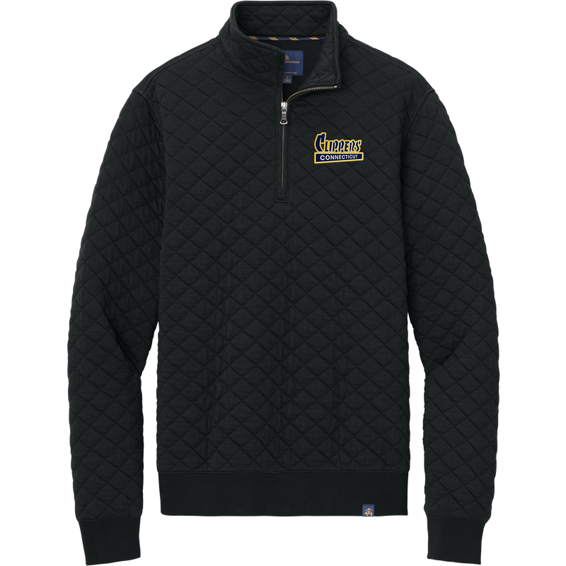CT Clippers Brooks Brothers Diamond Quilt 1/4-Zip