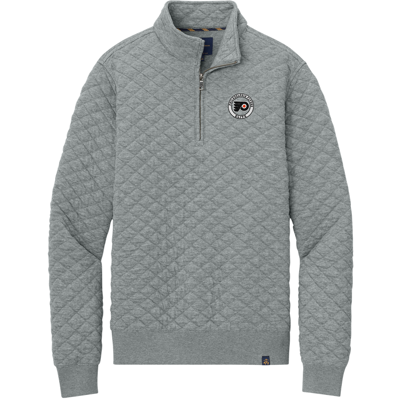 Philadelphia Flyers Elite Brooks Brothers Diamond Quilt 1/4-Zip