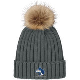 Pittsburgh Huskies Faux Fur Pom Beanie