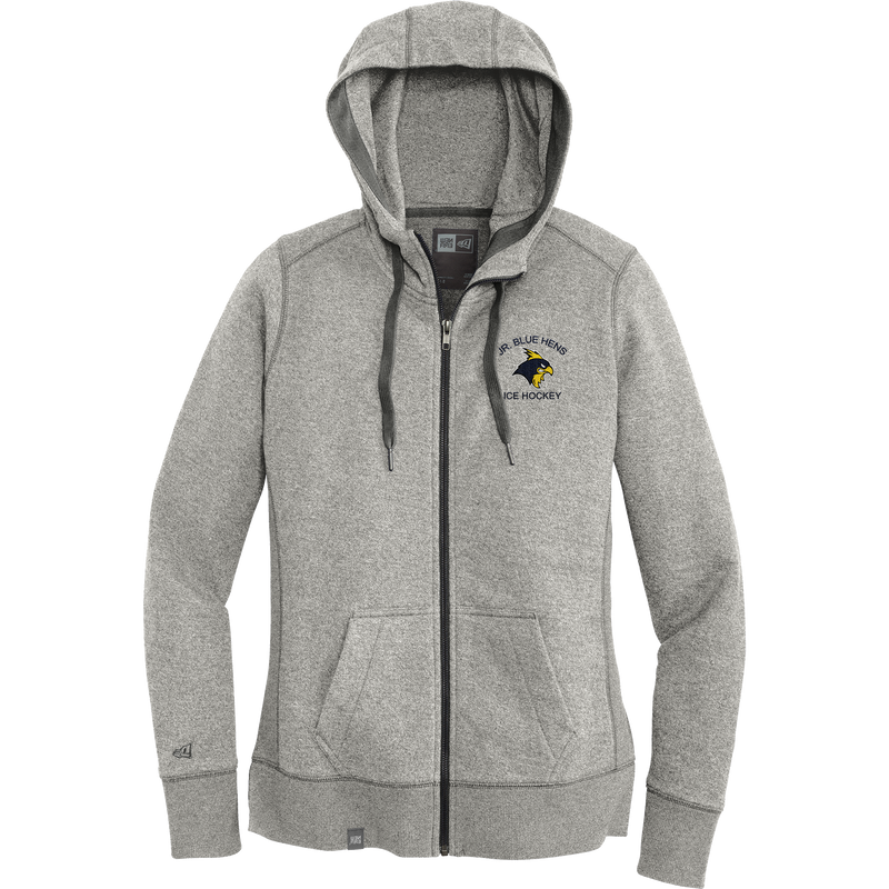 Delaware Jr. Blue Hens New Era Ladies French Terry Full-Zip Hoodie