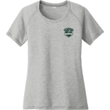 Biggby Barbarians Ladies PosiCharge Tri-Blend Wicking Scoop Neck Raglan Tee
