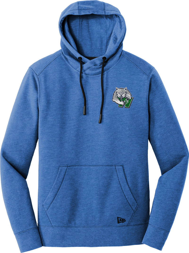 Woodbridge Wolfpack New Era Tri-Blend Fleece Pullover Hoodie