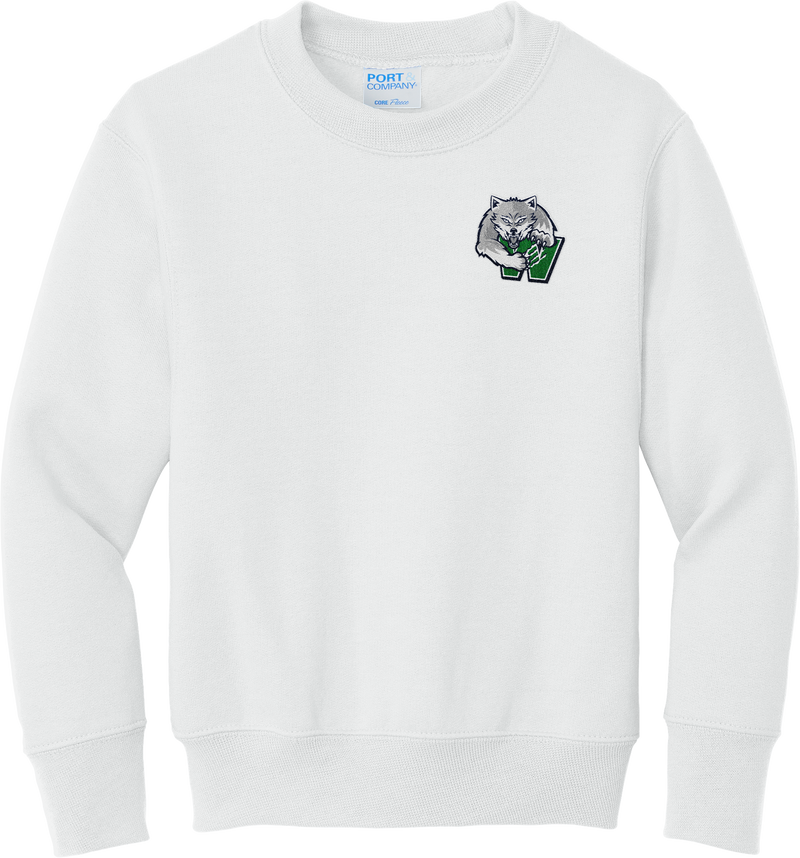 Woodbridge Wolfpack Youth Core Fleece Crewneck Sweatshirt