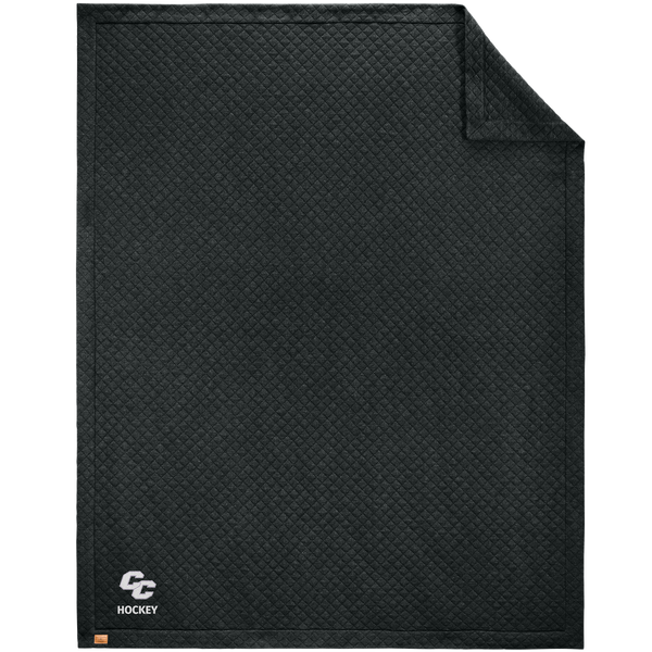 Curry College TravisMathew Diamond Quilt Blanket